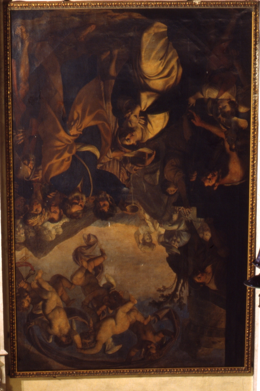 battesimo di Santa Candida (dipinto) di De Rosa Francesco (sec. XVII)