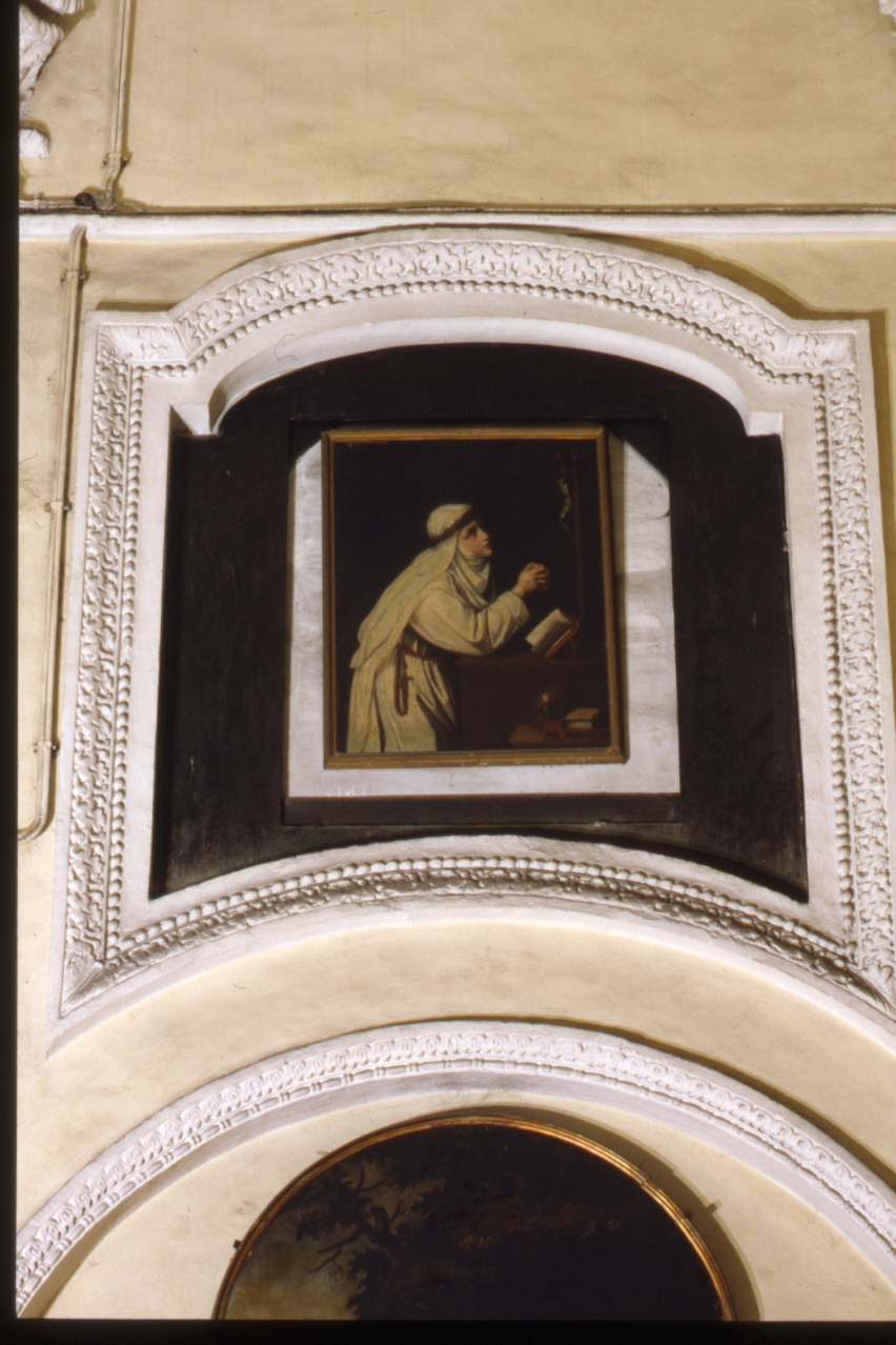 Santa monaca in preghiera (dipinto) - ambito napoletano (sec. XVII)