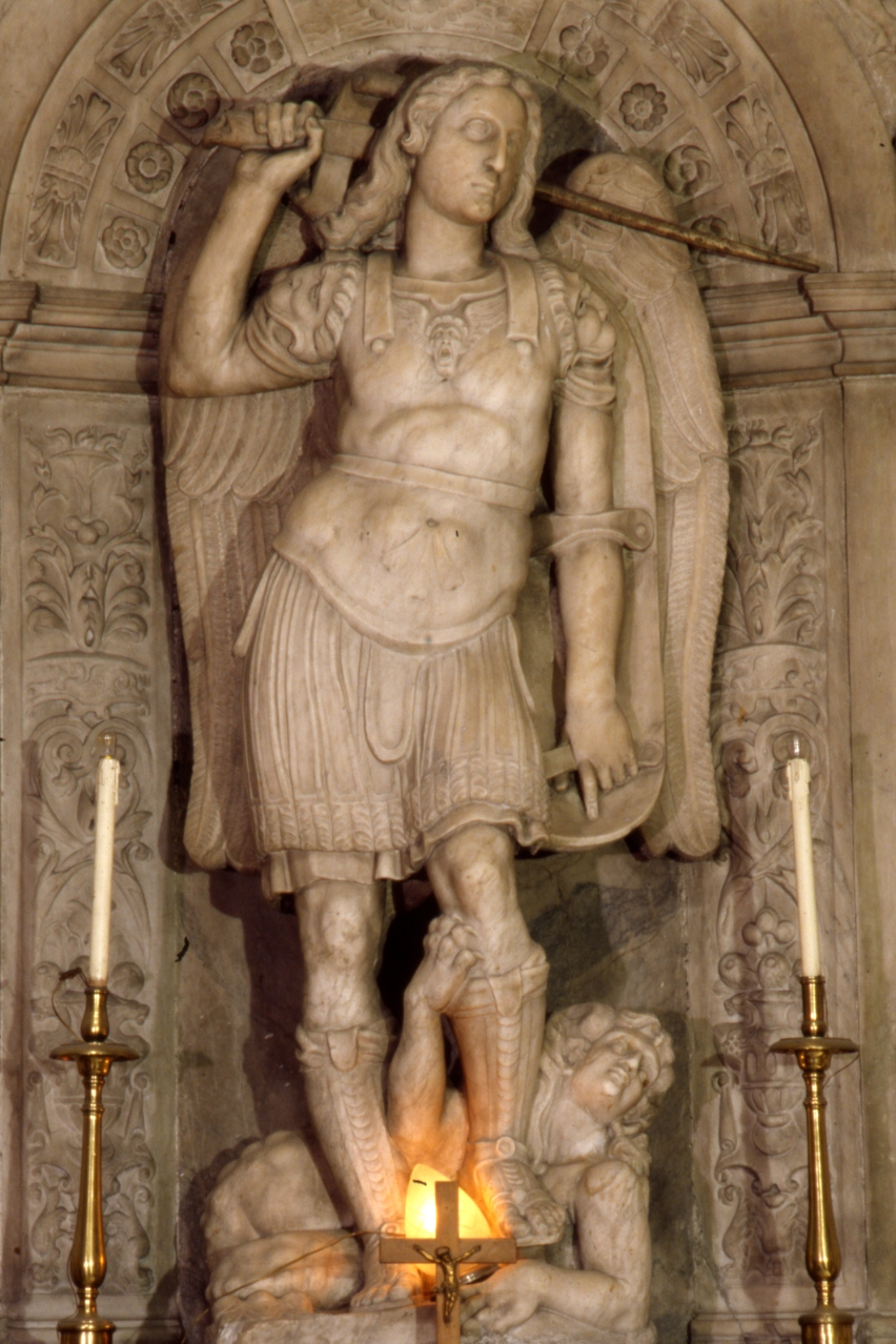 San Michele Arcangelo (statua) di Merliano Giovanni detto Giovanni da Nola (prima metà sec. XVI)