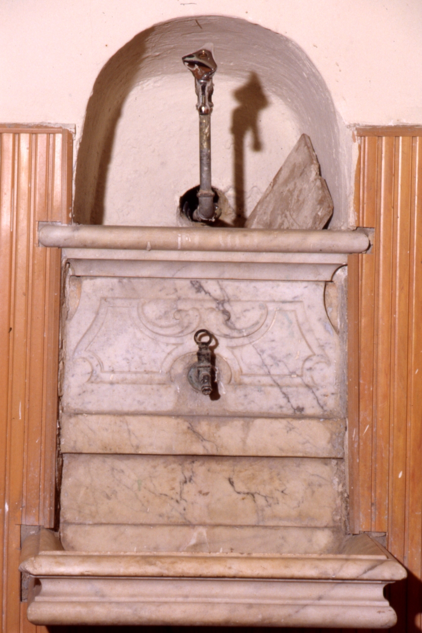 lavabo - bottega napoletana (terzo quarto sec. XVIII)