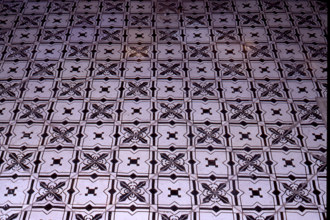 pavimento - bottega napoletana (seconda metà sec. XIX)