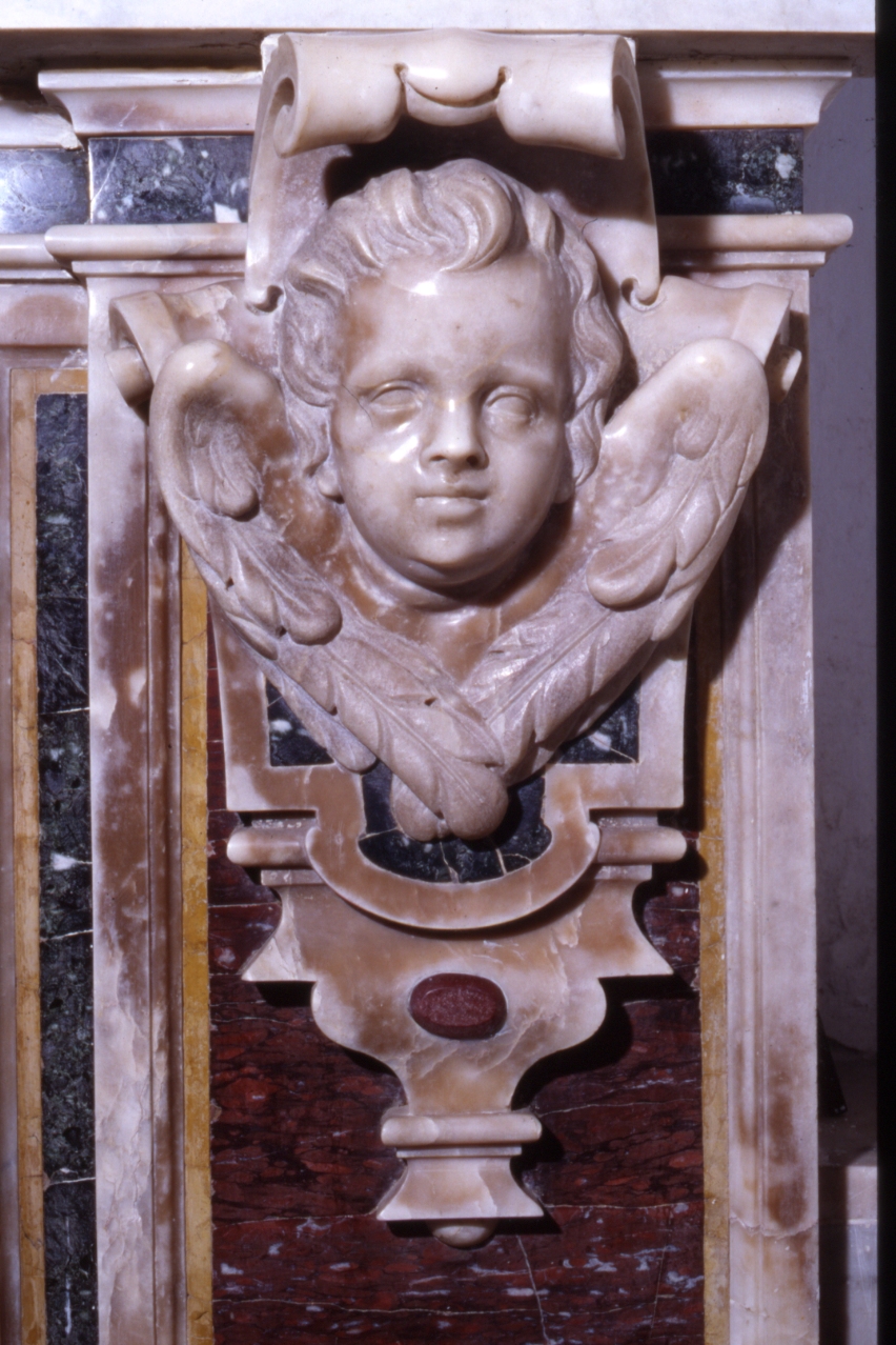 cherubino (rilievo, serie) di Tagliacozzi Canale Nicola (metà sec. XVIII)