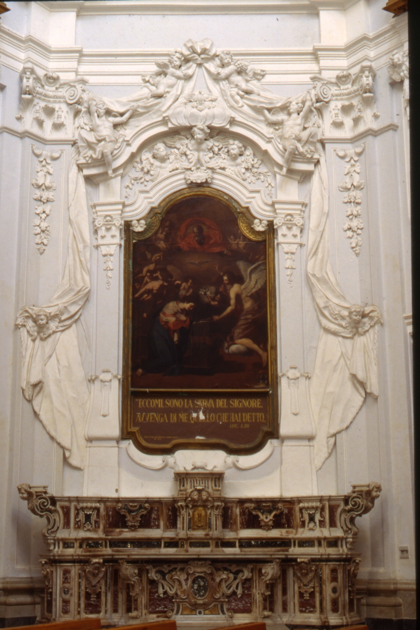 mostra d'altare, serie di Vaccaro Domenico Antonio, Tagliacozzi Canale Nicola, Della Gamba Antonio (secondo quarto sec. XVIII)