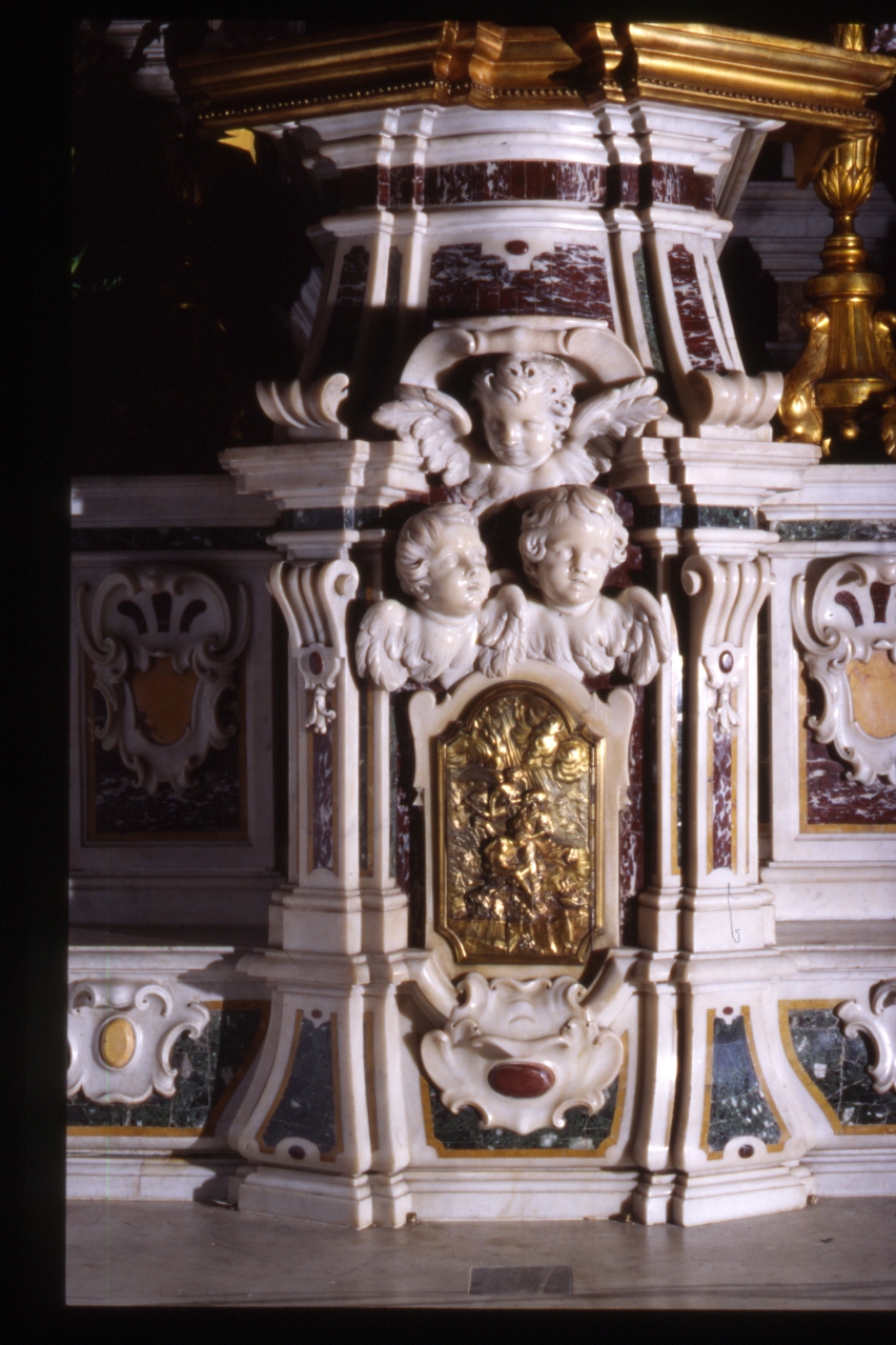 tabernacolo, elemento d'insieme di Di Lucca Antonio, Tagliacozzi Canale Nicola (sec. XVIII)