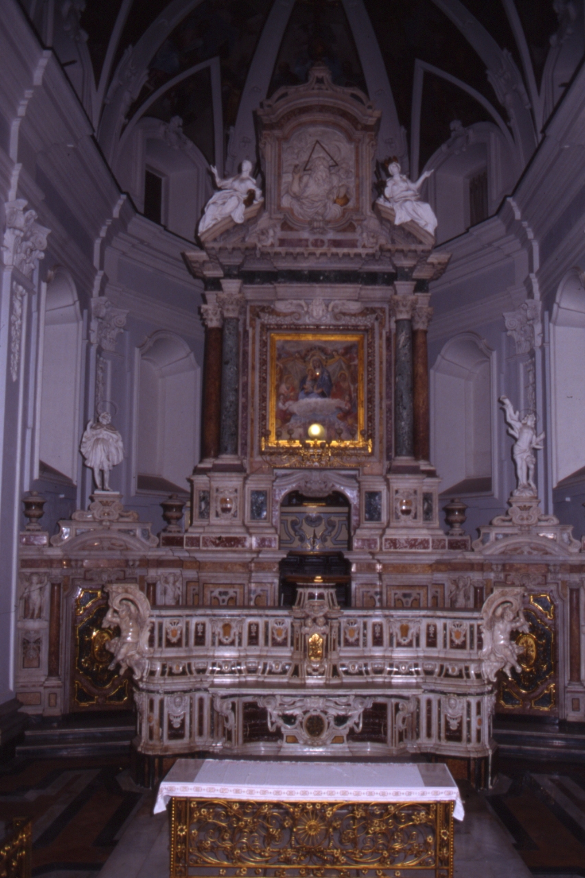 mostra d'altare, insieme di Di Lucca Antonio, Tagliacozzi Canale Nicola, Fanzago Cosimo - bottega napoletana (sec. XVIII)