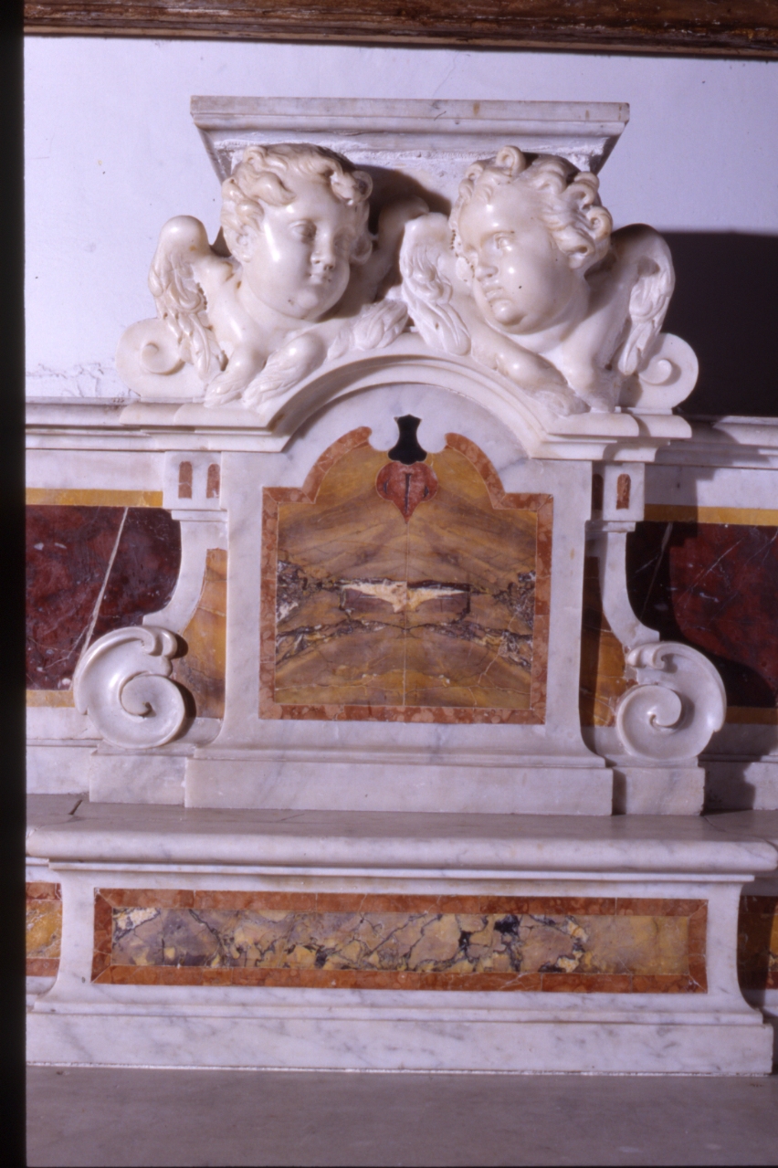 tabernacolo, elemento d'insieme - bottega napoletana (secondo quarto sec. XVIII)