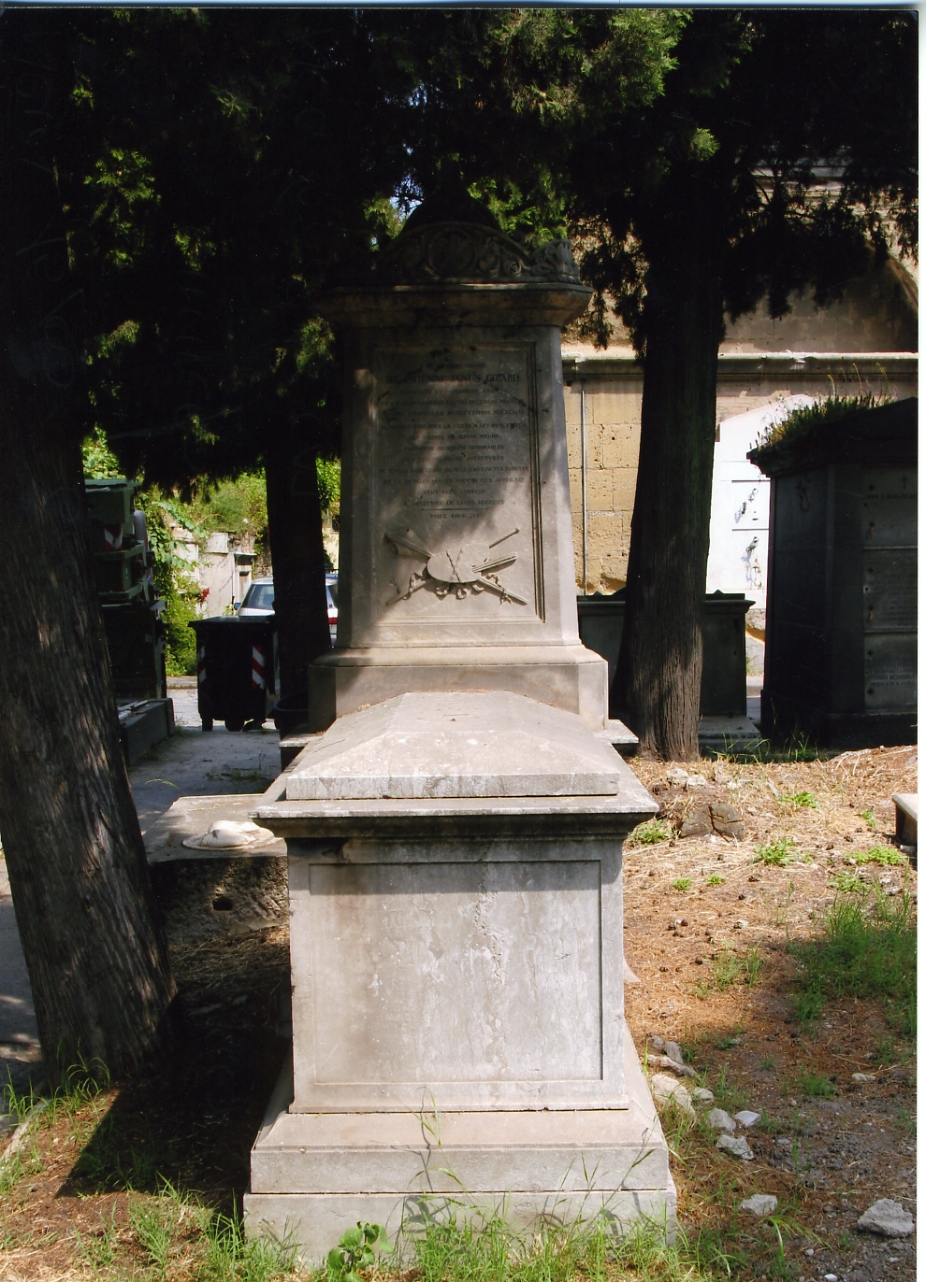 monumento funebre - bottega napoletana (metà sec. XIX)