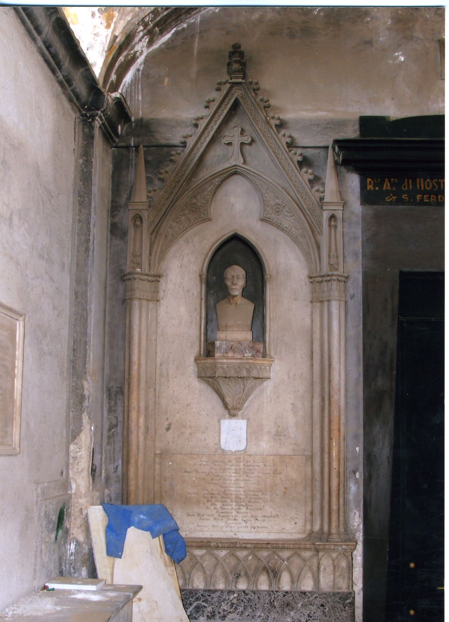 monumento funebre - bottega napoletana (metà sec. XIX)