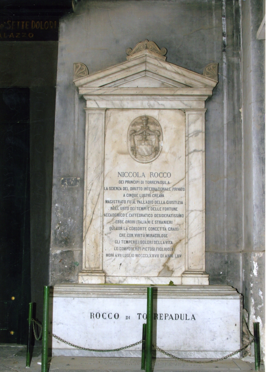 monumento funebre - bottega napoletana (ultimo quarto sec. XIX)