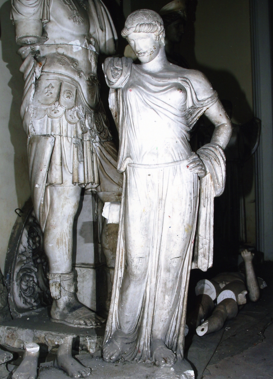 Oreste ed Elettra (gruppo scultoreo, frammento) - bottega napoletana (primo quarto sec. XIX)