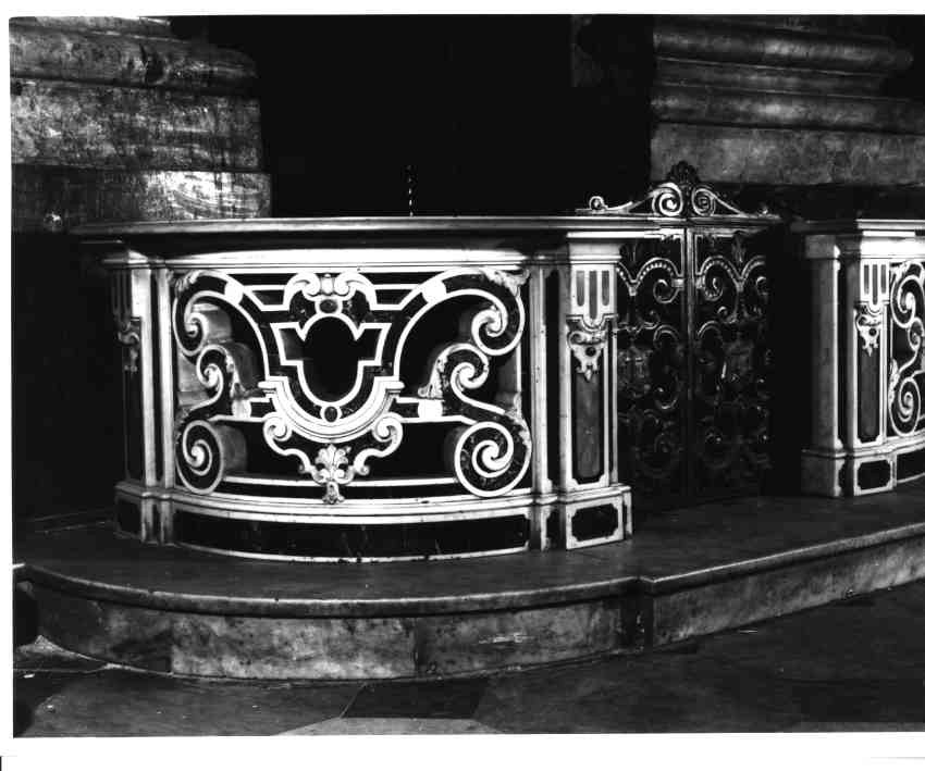 BALAUSTRATA, ELEMENTO D'INSIEME - BOTTEGA NAPOLETANA