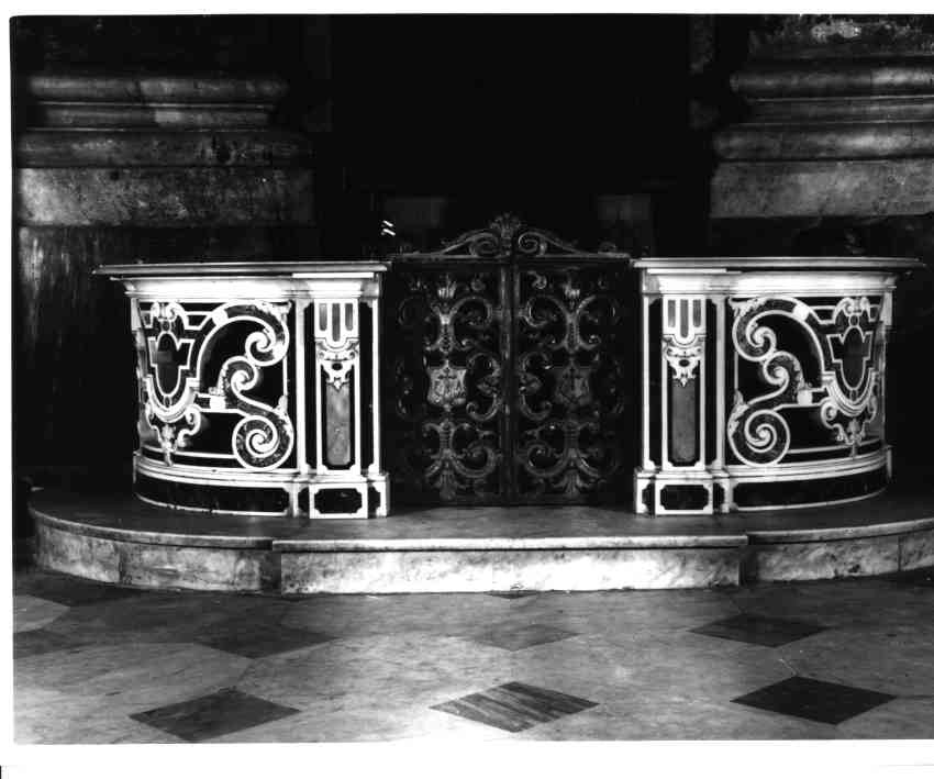 CANCELLETTO DI BALAUSTRATA, ELEMENTO D'INSIEME - manifattura napoletana