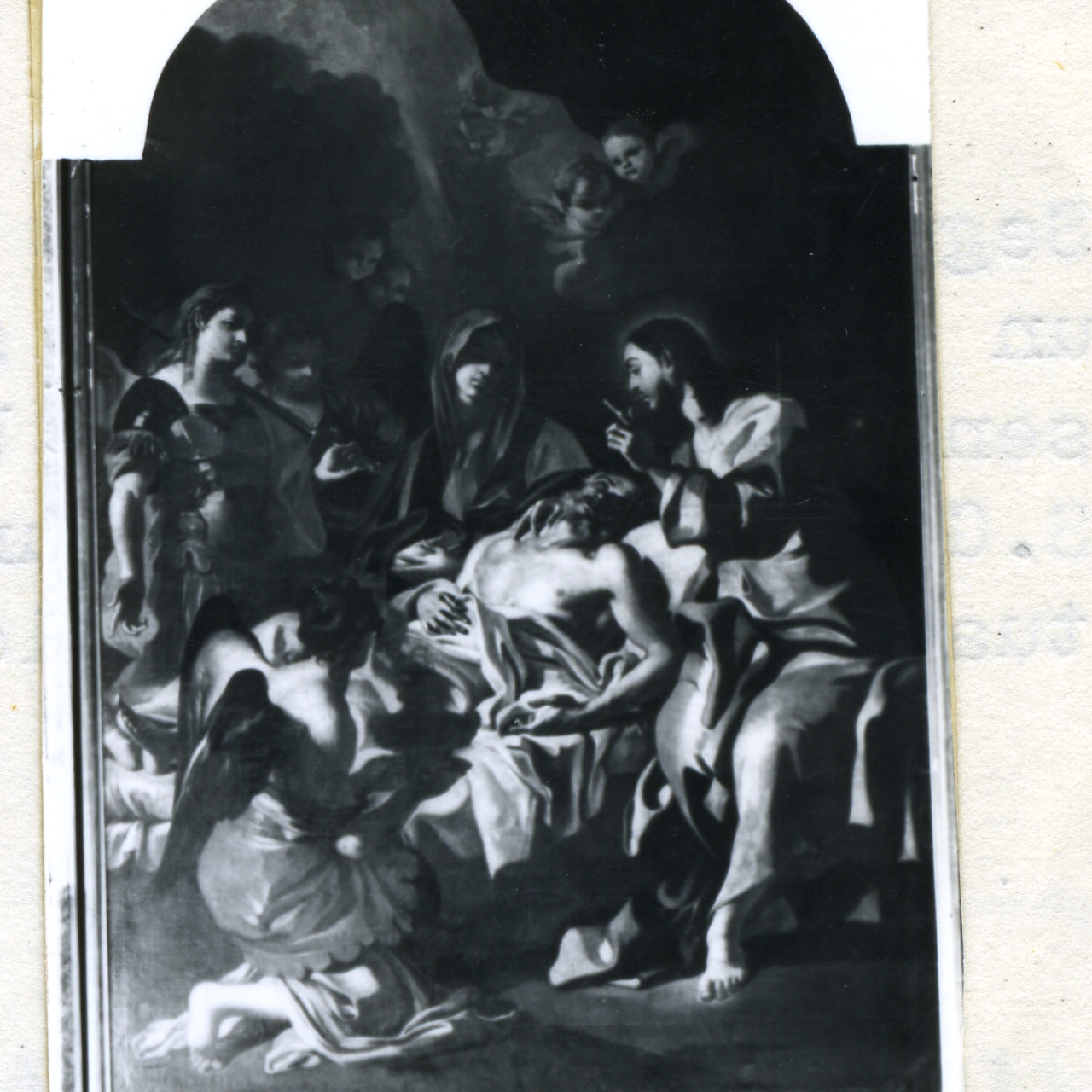 morte di San Giuseppe (dipinto) di Solimena Francesco detto Abate Ciccio (prima metà sec. XVIII)