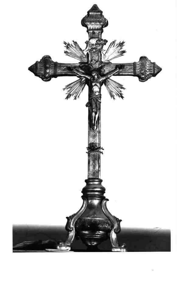 crocifisso - bottega napoletana (fine sec. XIX)