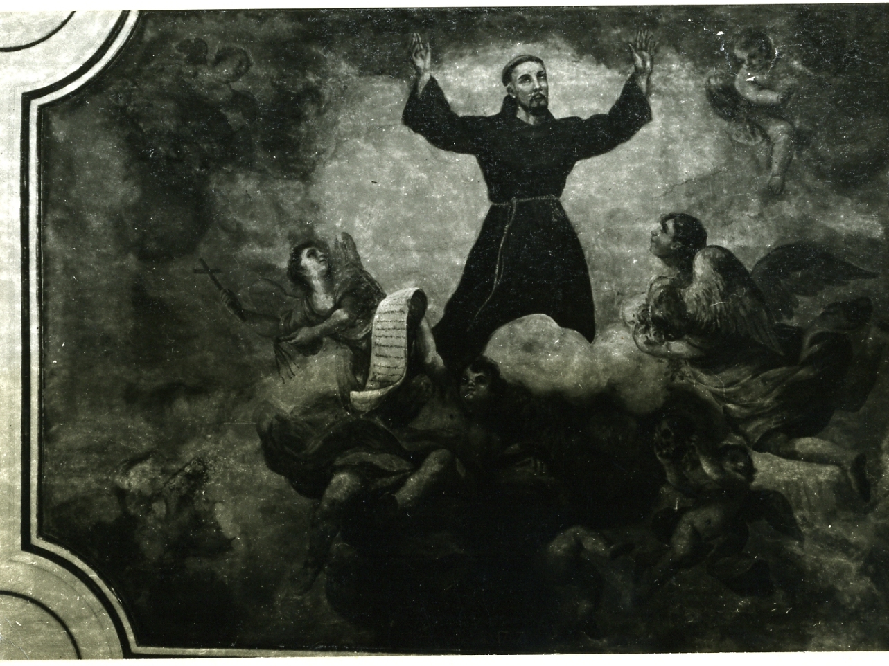 San Francesco d'Assisi (dipinto) di Sarnelli Antonio (sec. XVIII)