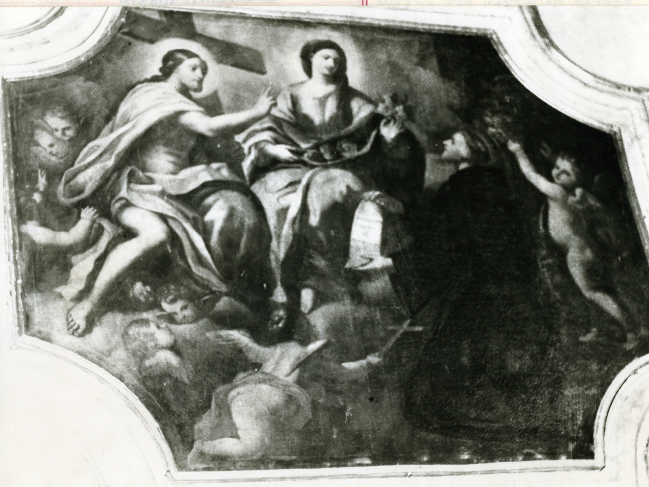 Madonna in trono (dipinto) - ambito napoletano (metà sec. XVIII)