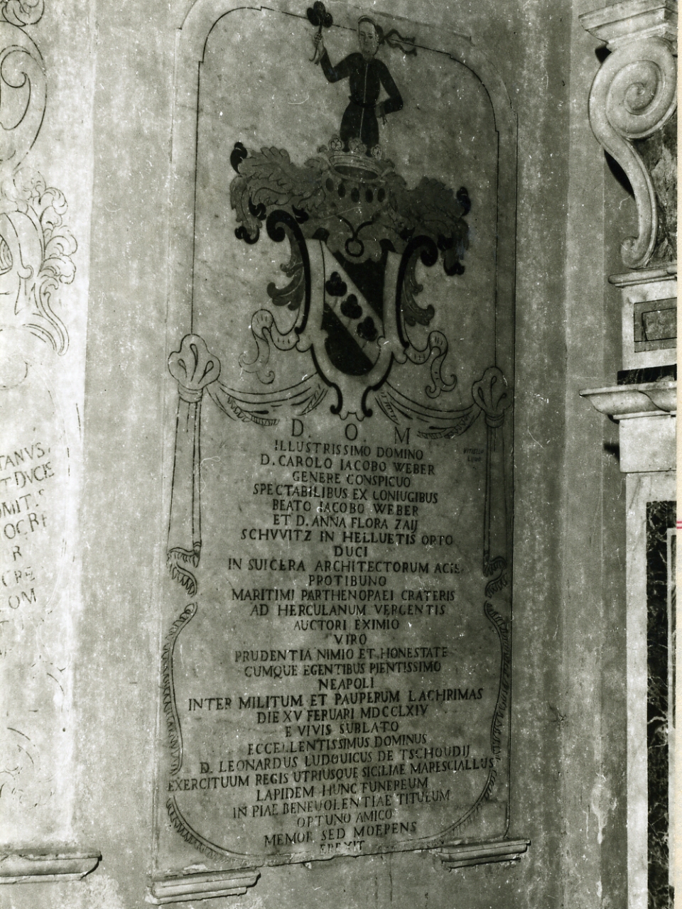 lapide - bottega napoletana (seconda metà sec. XVIII)