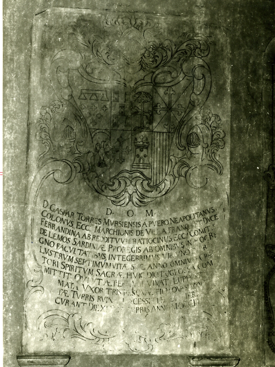 lapide - bottega napoletana (sec. XVIII)