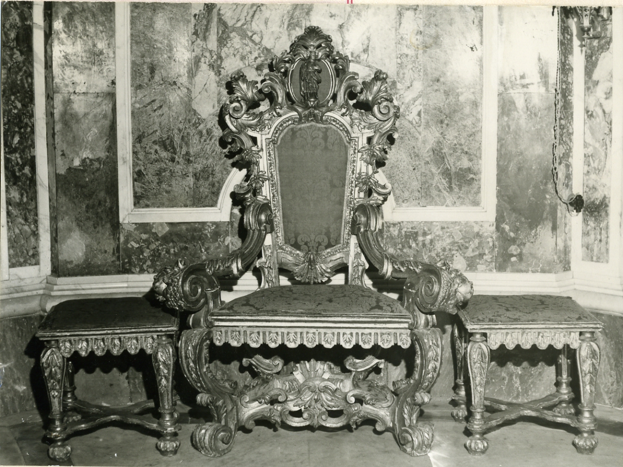 poltrona - bottega napoletana (metà sec. XVIII)