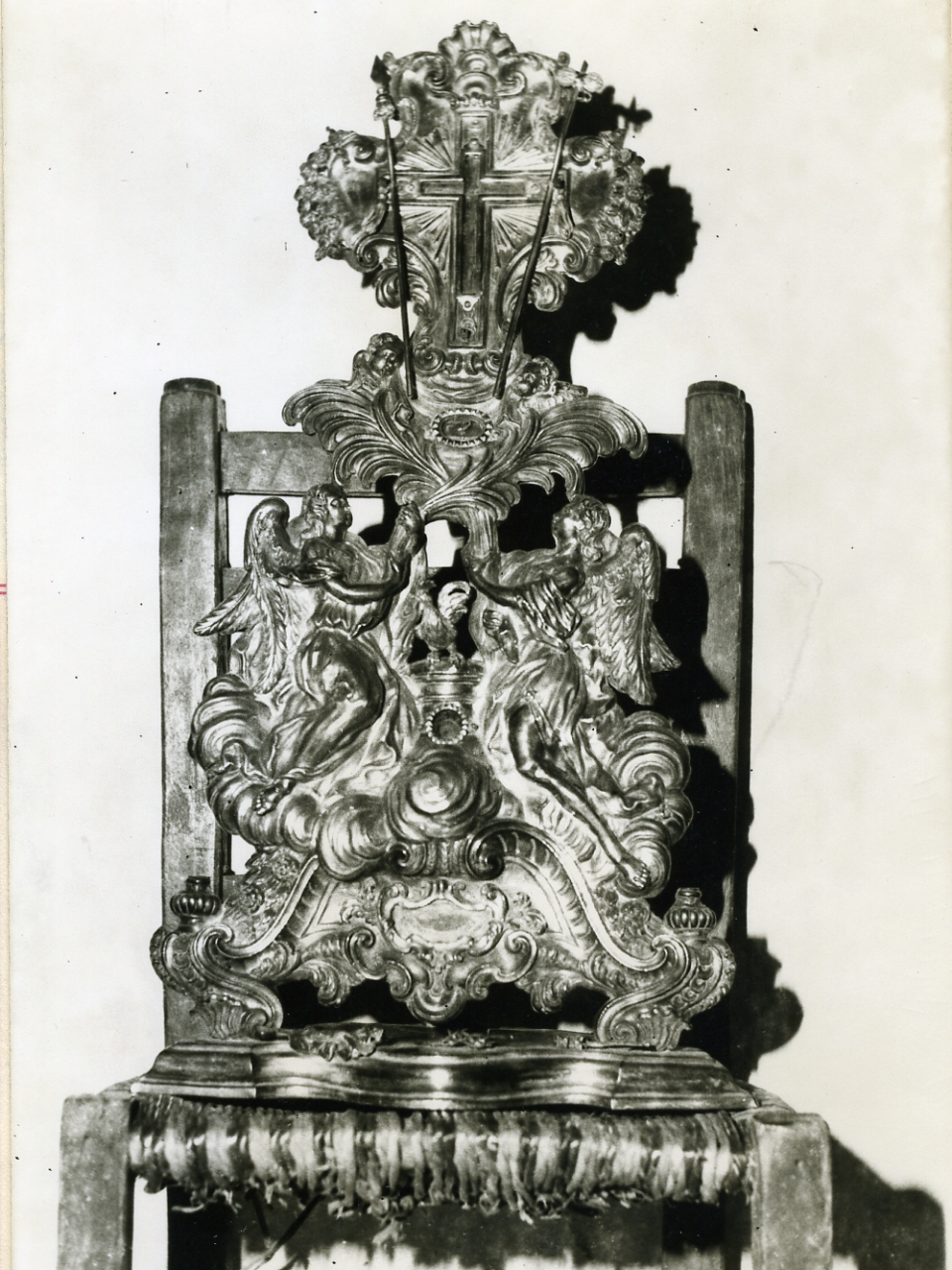 reliquiario - bottega napoletana (fine/inizio secc. XVIII/ XIX)