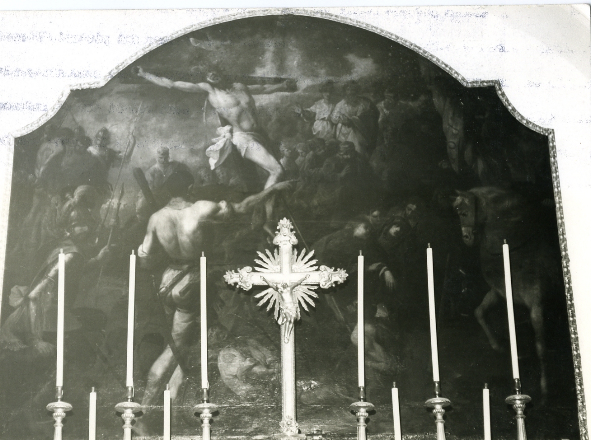 crocifissione (dipinto) di Perathoner Ferdinand (sec. XVII)