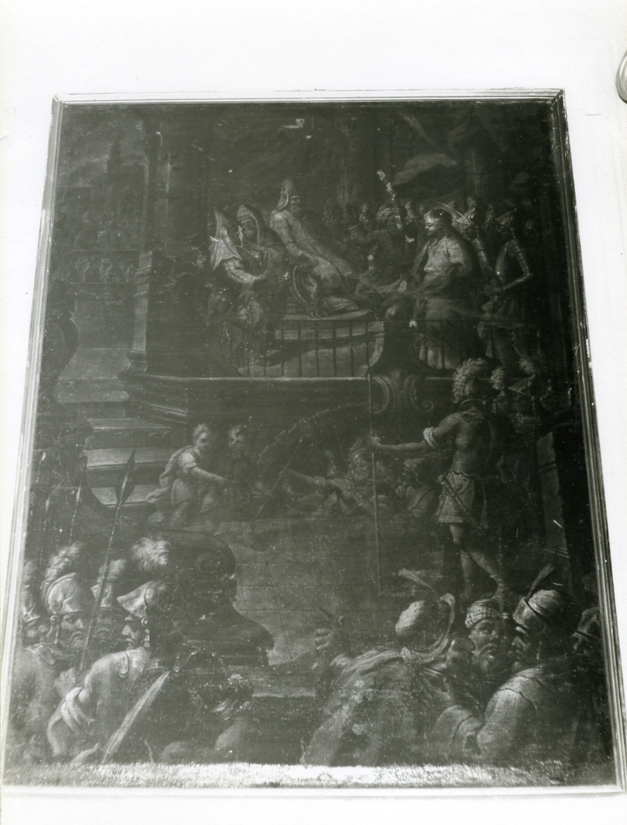 Cristo davanti a Pilato (dipinto) di Scala Giuseppe (prima metà sec. XVIII)