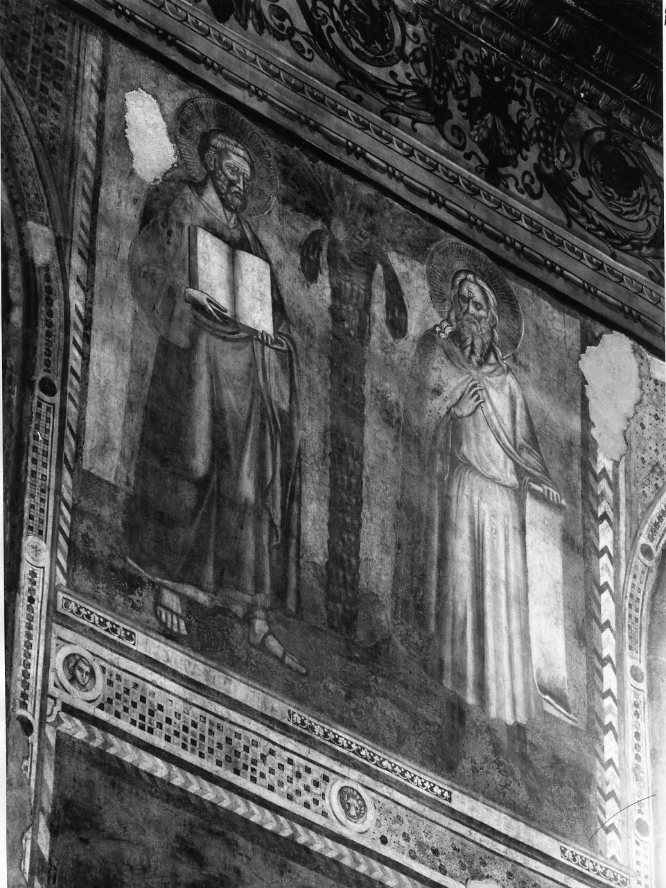 San Pietro e San Giuseppe (dipinto) di Cavallini Pietro (scuola) (metà sec. XIV)
