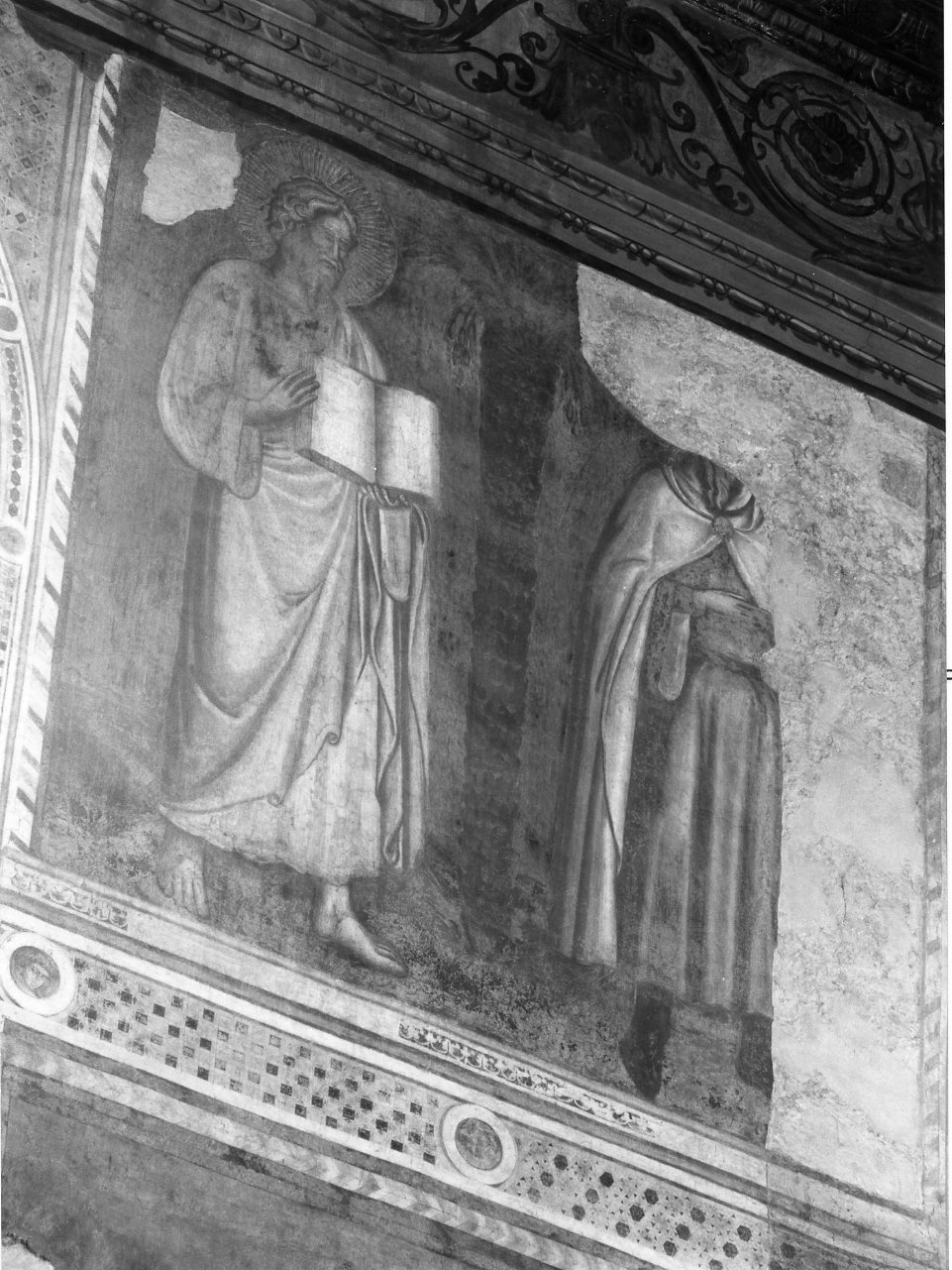 San Filippo e il profeta Aggeo (dipinto) di Cavallini Pietro (scuola) (metà sec. XIV)