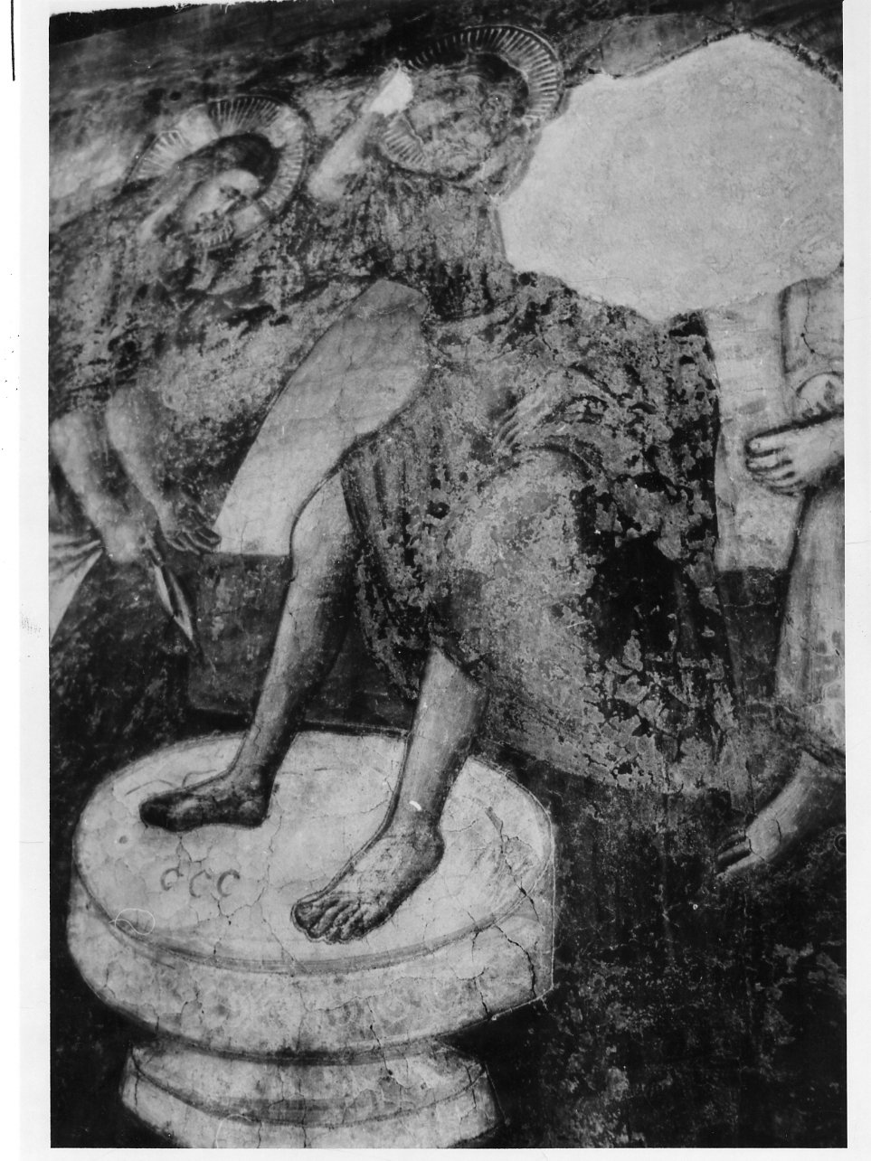 Cristo lava i piedi degli apostoli (dipinto) di Cavallini Pietro (scuola) (metà sec. XIV)
