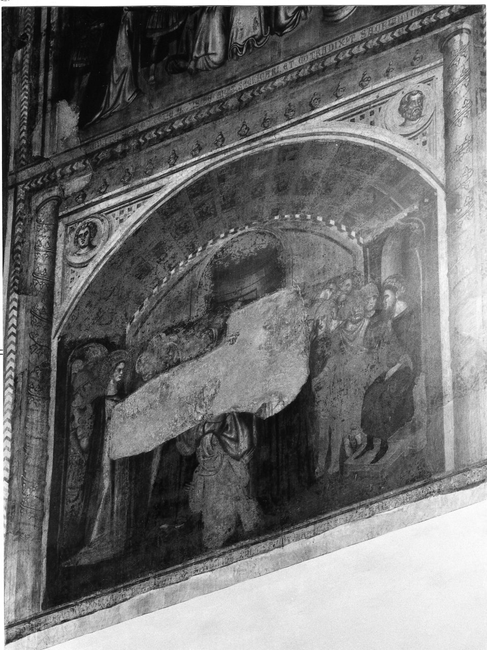 Sant'Elisabetta discute con i dottori (dipinto) di Cavallini Pietro (cerchia) (metà sec. XIV)