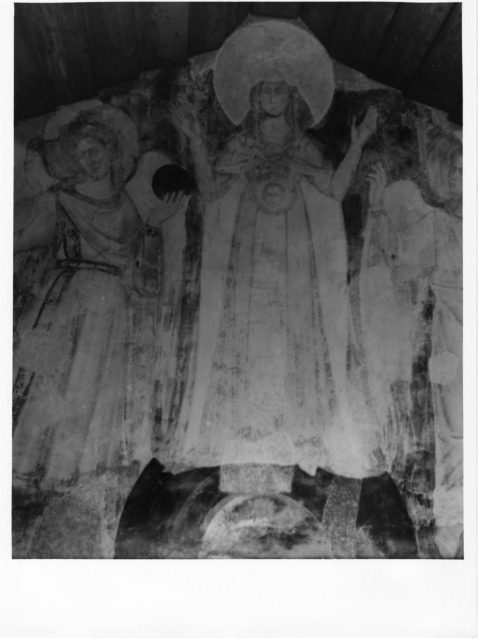 Madonna in gloria (dipinto) - ambito romano (metà sec. XIV)