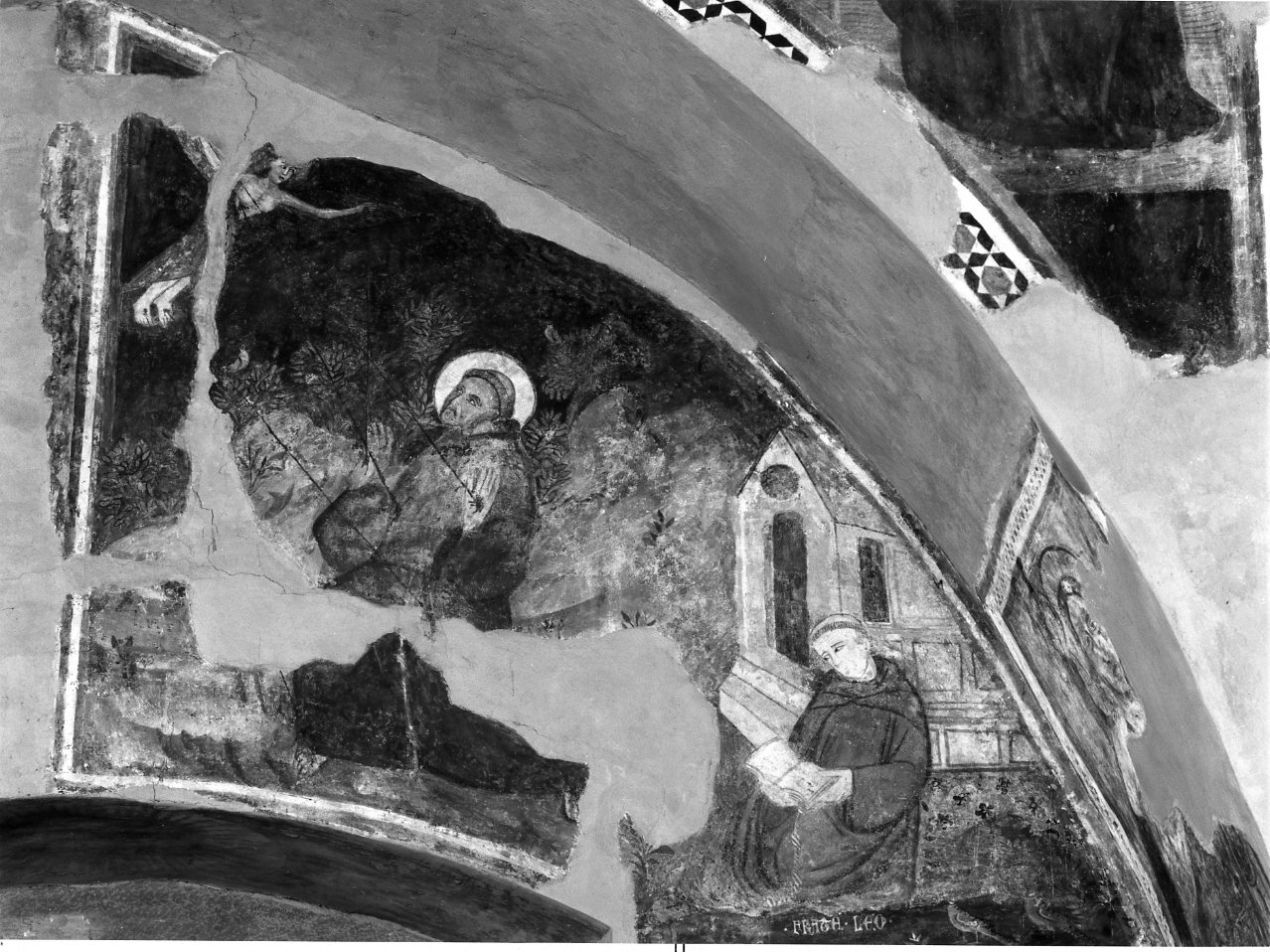 San Francesco d'Assisi riceve le stimmate (dipinto) - ambito napoletano (metà sec. XIV)