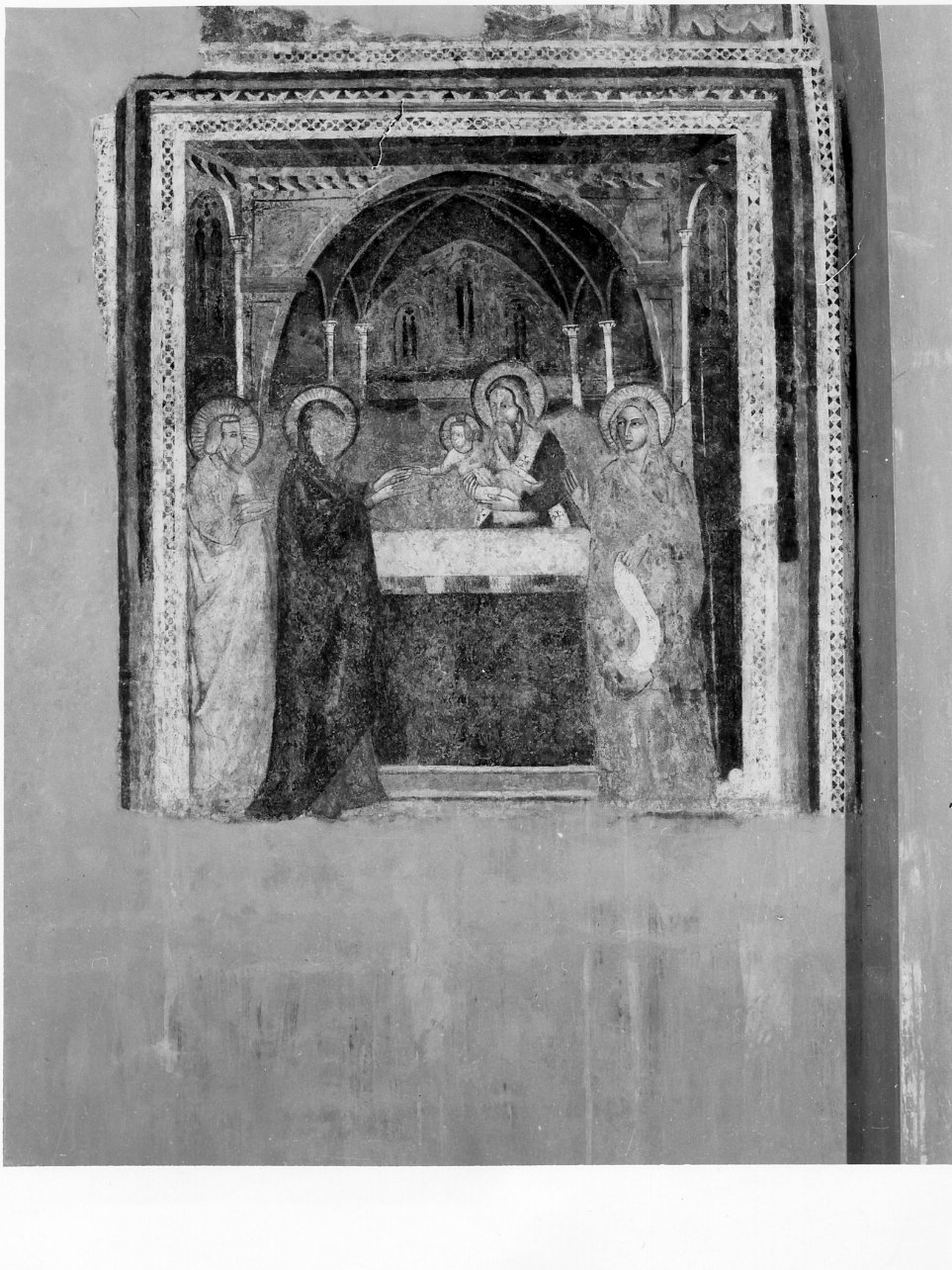 circoncisione di Gesù Bambino (dipinto) - ambito napoletano (metà sec. XIV)