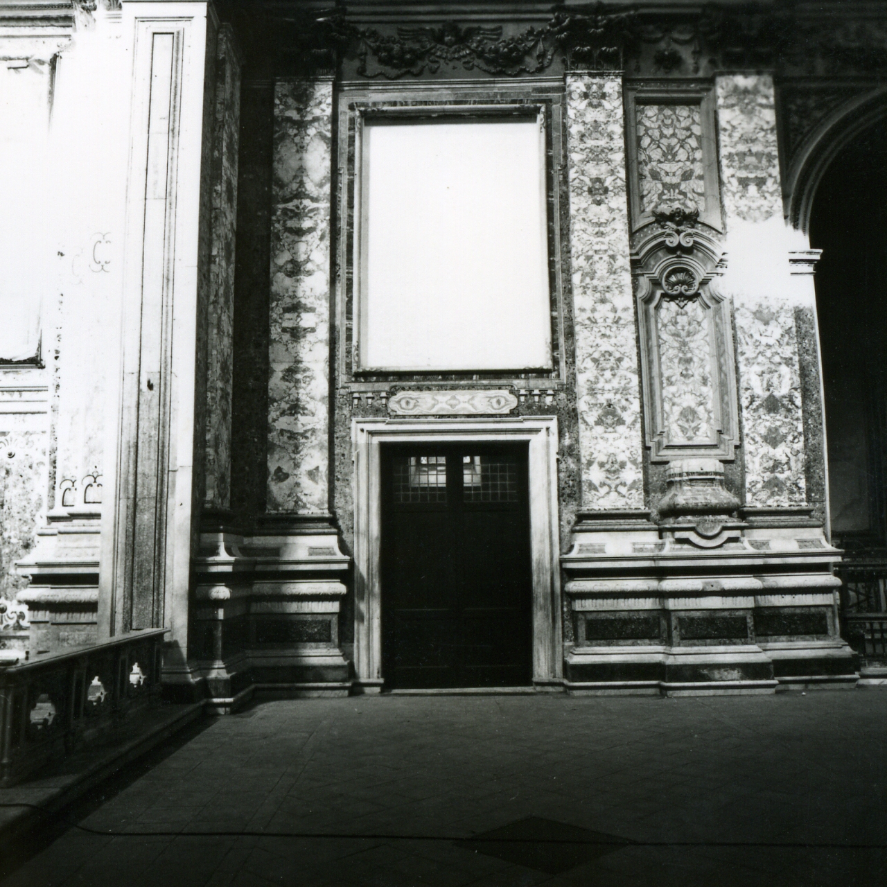 mostra di porta, serie - bottega napoletana (inizio sec. XVIII)