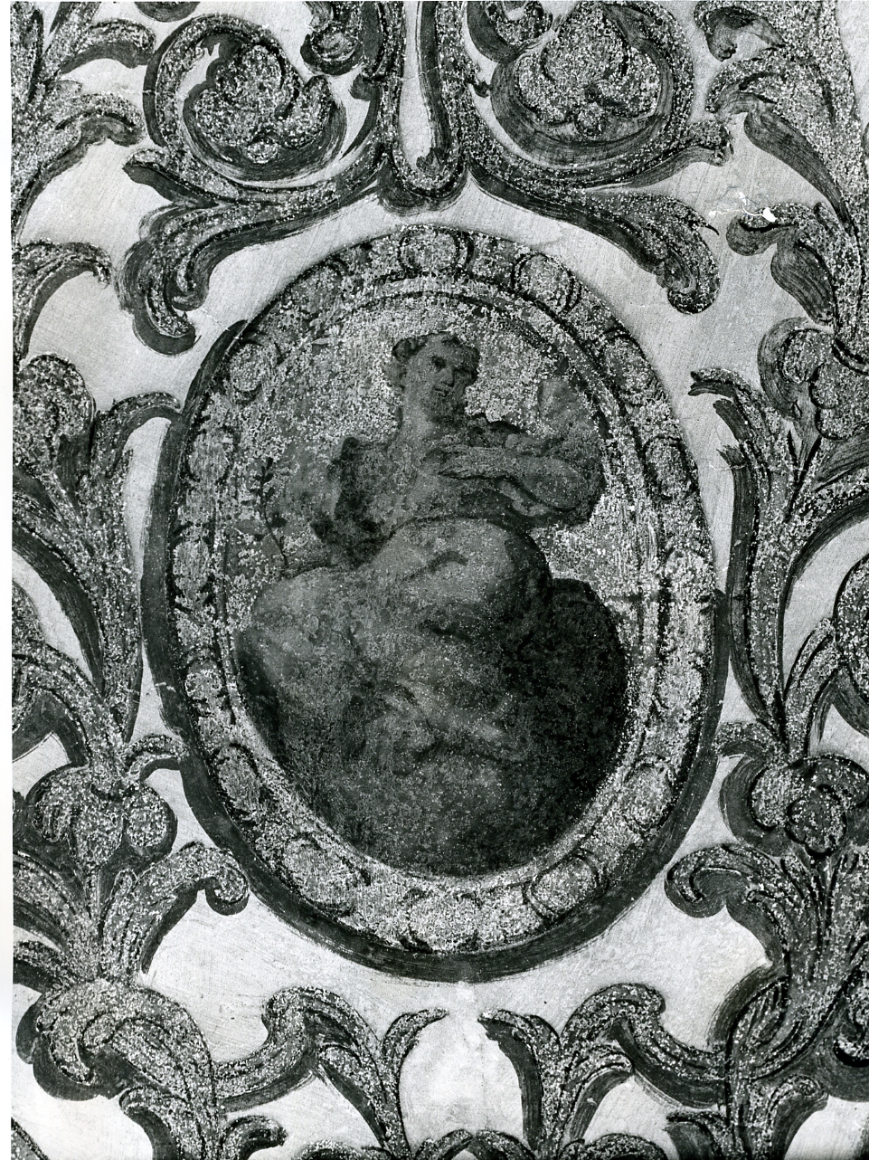 figura allegorica femminile (dipinto) - ambito napoletano (ultimo quarto sec. XVII)