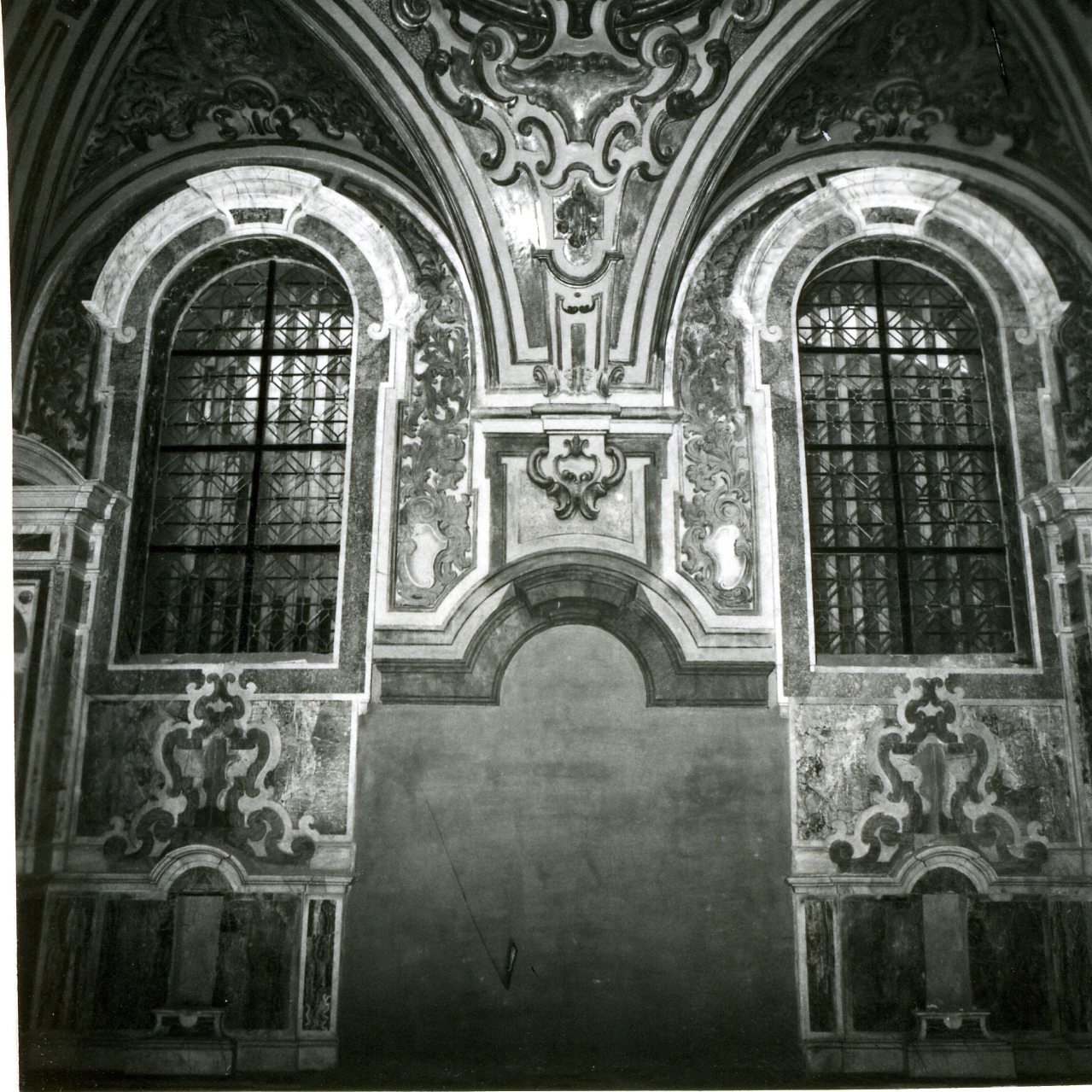 mostra di finestra, serie - bottega napoletana (inizio sec. XVIII)