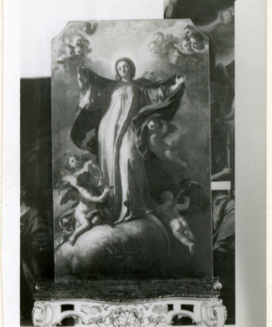 Immacolata Concezione (dipinto) di Solimena Francesco detto Abate Ciccio (fine sec. XVII)