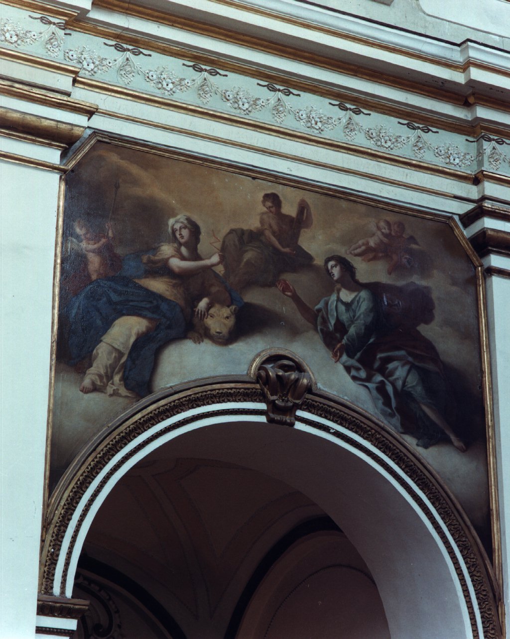 Clemenza e Compunzione (dipinto) di Lama Giovan Battista (sec. XVIII)