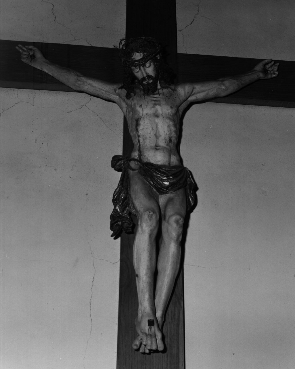 Cristo crocifisso (scultura) - bottega napoletana (sec. XVII)