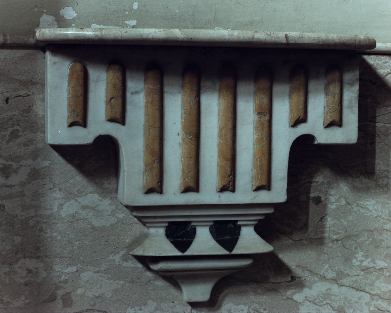 altare, frammento - bottega napoletana (primo quarto sec. XVIII)