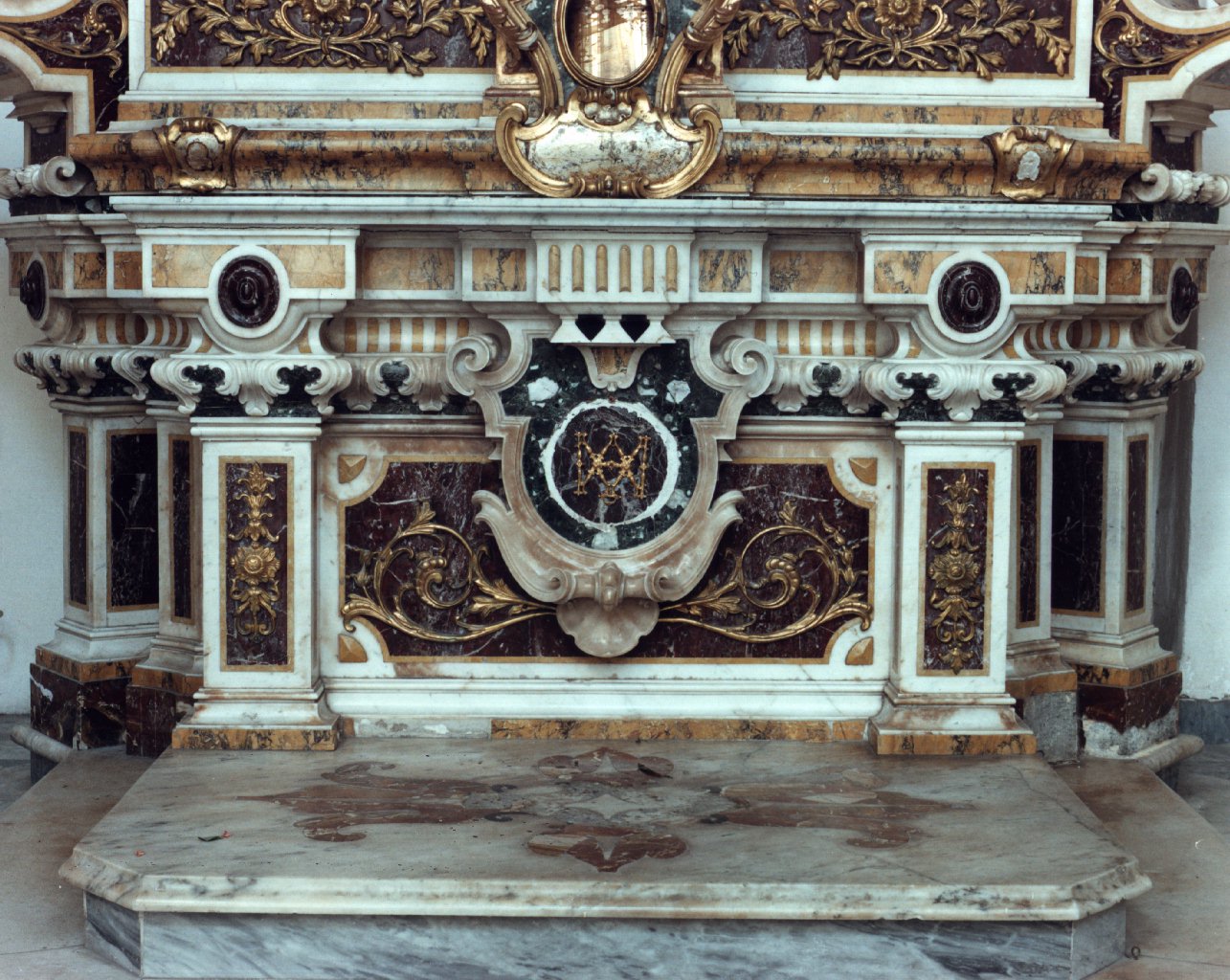 paliotto - bottega napoletana (primo quarto sec. XVIII)