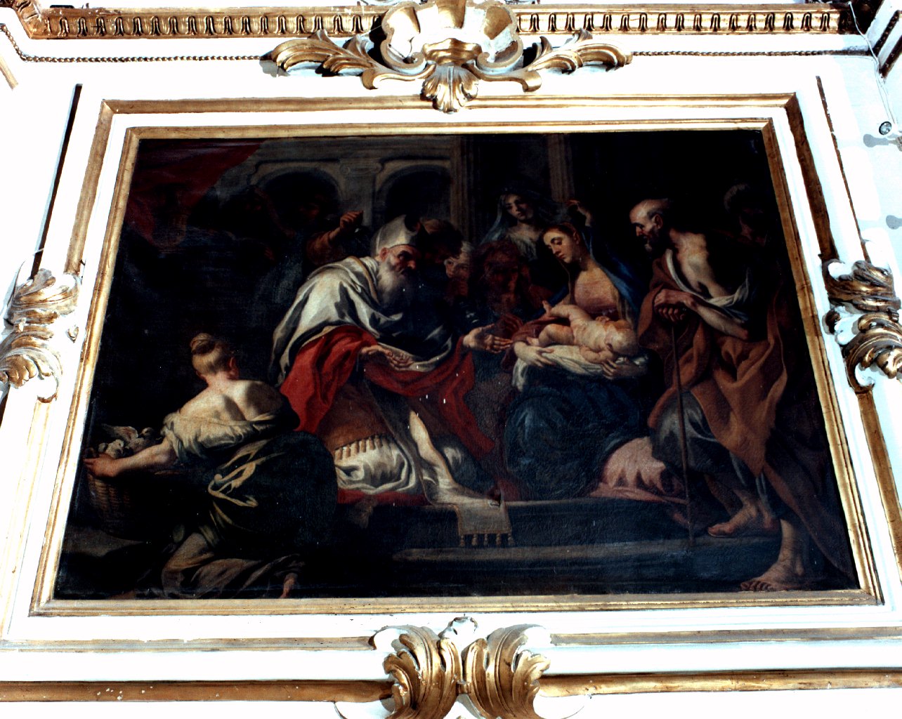 presentazione di Gesù al tempio (dipinto) di Rossi Nicola Maria (sec. XVIII)