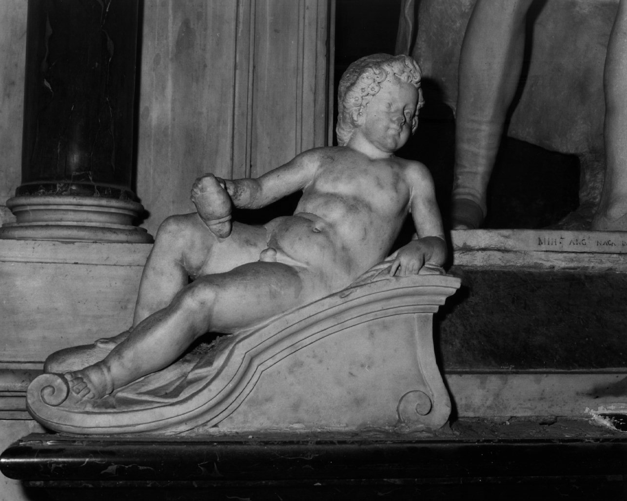 putto (statua, elemento d'insieme) di Naccherino Michelangelo (sec. XVII)