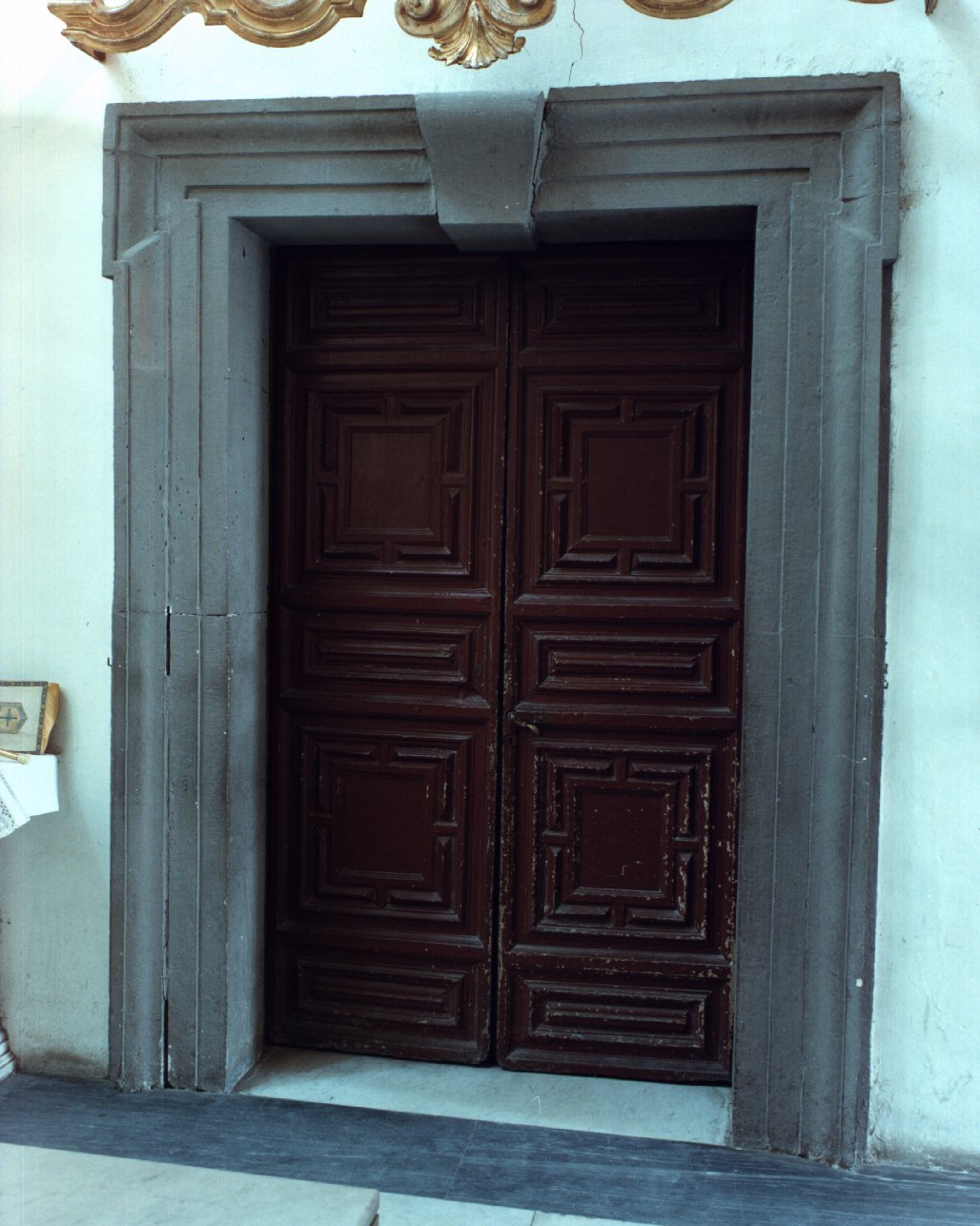 mostra di porta, serie - bottega napoletana (primo quarto sec. XVIII)