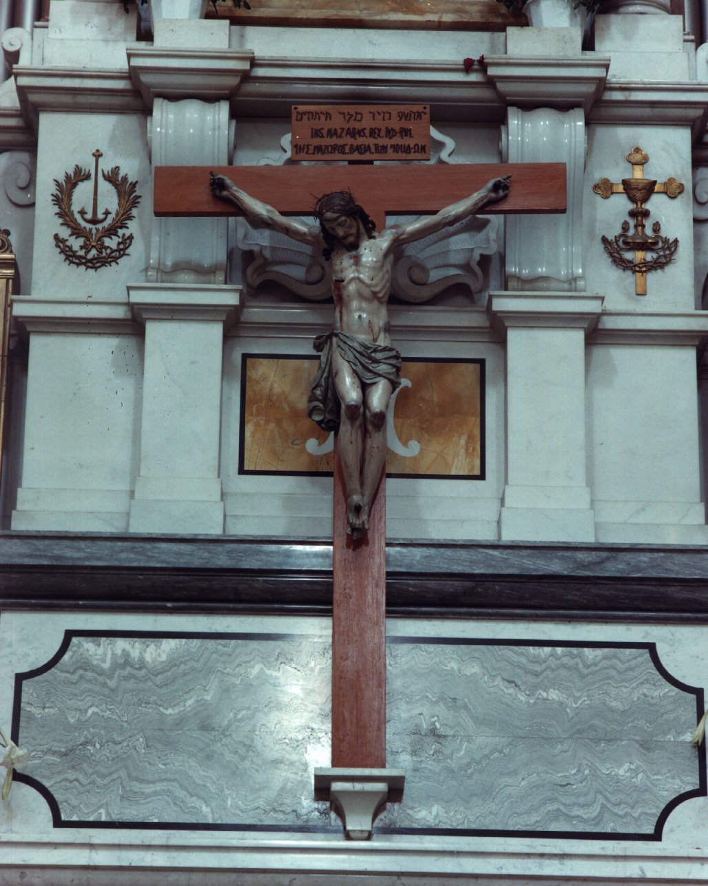 croce d'altare - bottega napoletana (seconda metà sec. XIX)