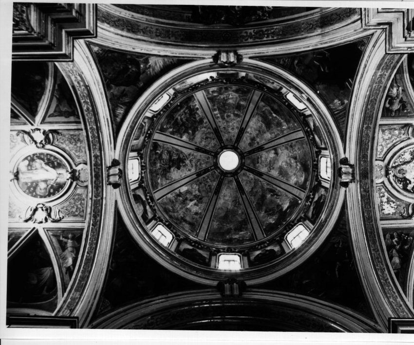 DECORAZIONE PLASTICO-PITTORICA - ambito napoletano (Metà sec. XVIII)