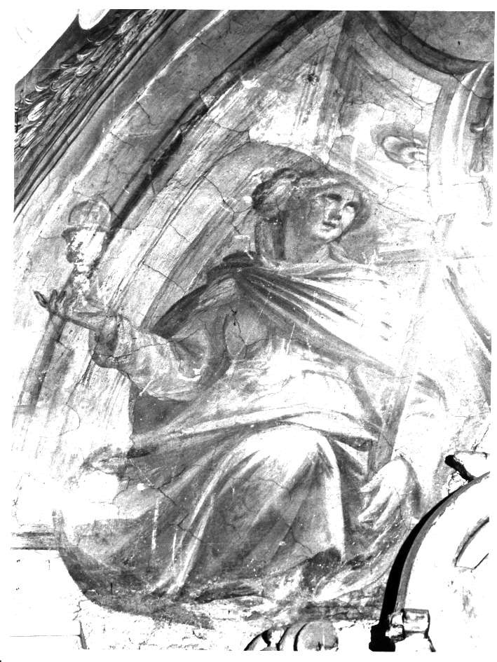 figura allegorica femminile (dipinto) - ambito napoletano (metà sec. XVII)