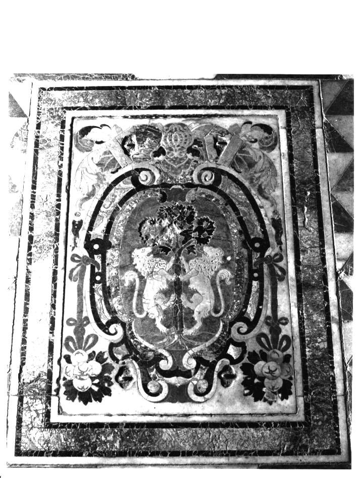 LASTRA TOMBALE - BOTTEGA NAPOLETANA (Seconda metà sec. XVII)