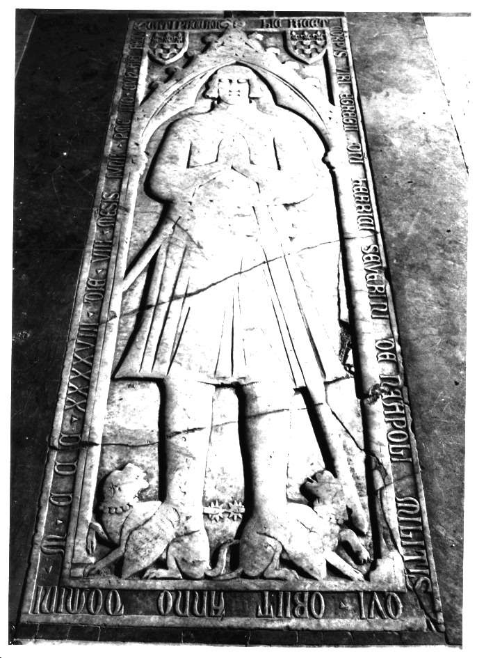 lastra tombale - bottega napoletana (sec. XIV)