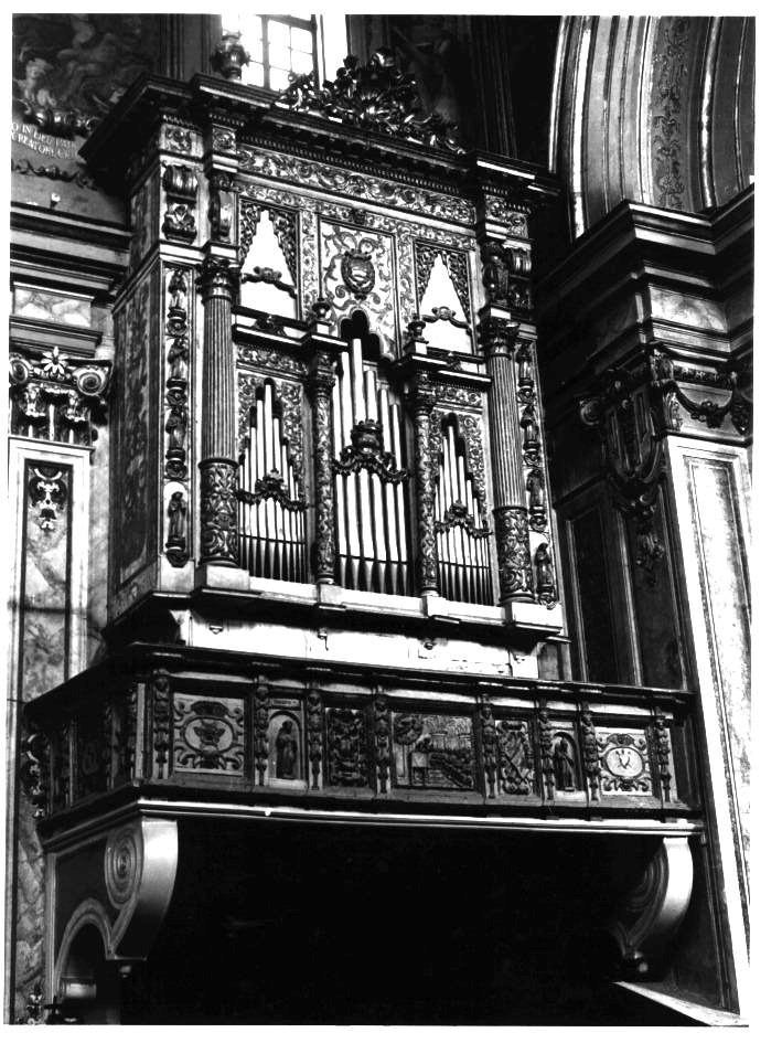 MOSTRA D'ORGANO - manifattura napoletana (PRIMO QUARTO sec. XVII)